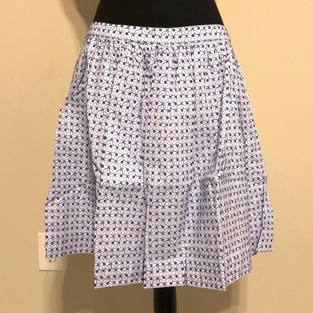 Isani for Target Blue/White Flower Flare Skirt